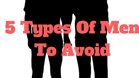 types of guys to avoid dating